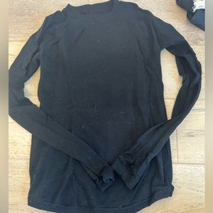 Lululemon rest less ribbed pullover sweater